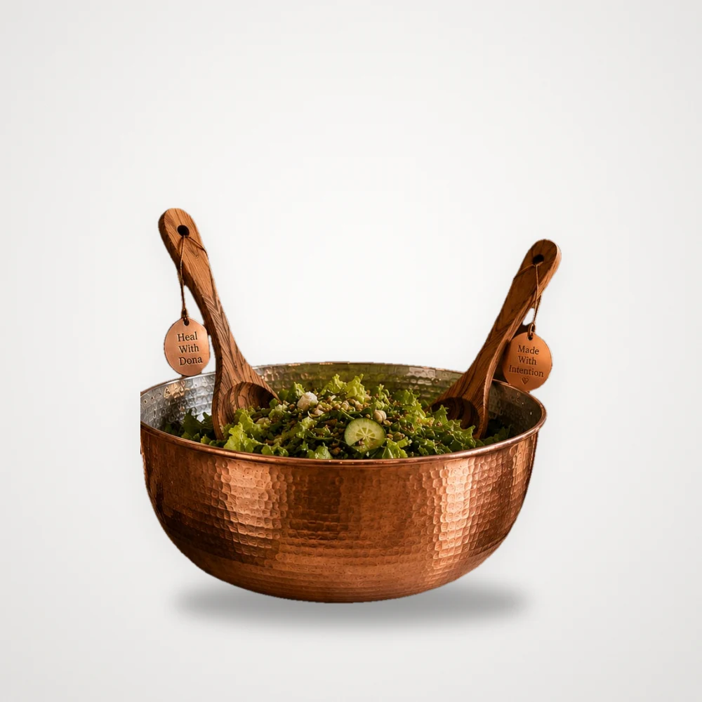 Copper Salad Bowl, 3 Liters