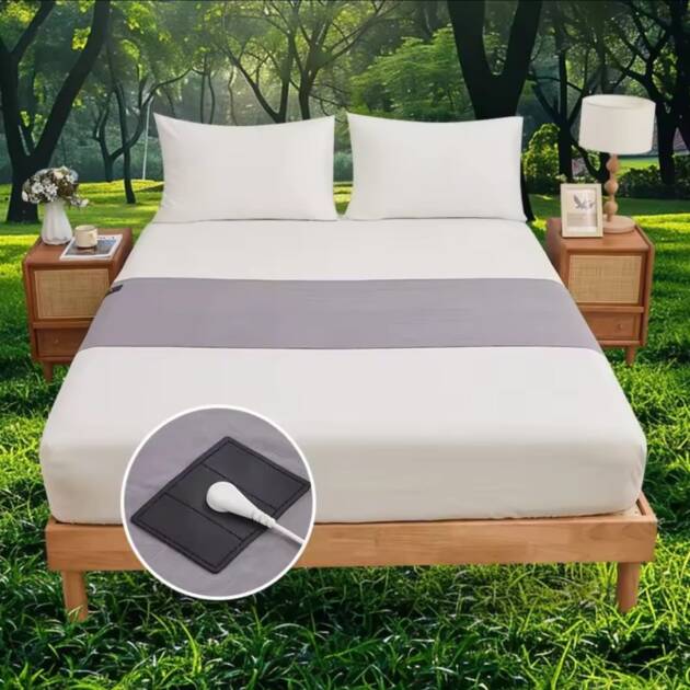 Grounding Luxury Elastic Small Bedsheet – 95% Organic Cotton + 5% Silver